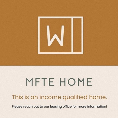 mite home this is an income qualified home logo
